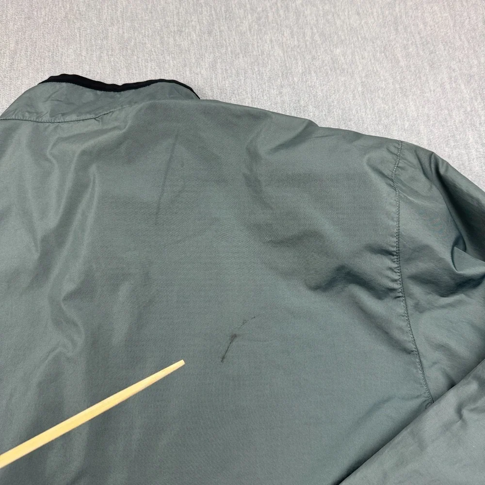 Vintage Nike Jacket Mens 2XL Green Windbreaker‎ 1/2 Zip Running Track Pullover